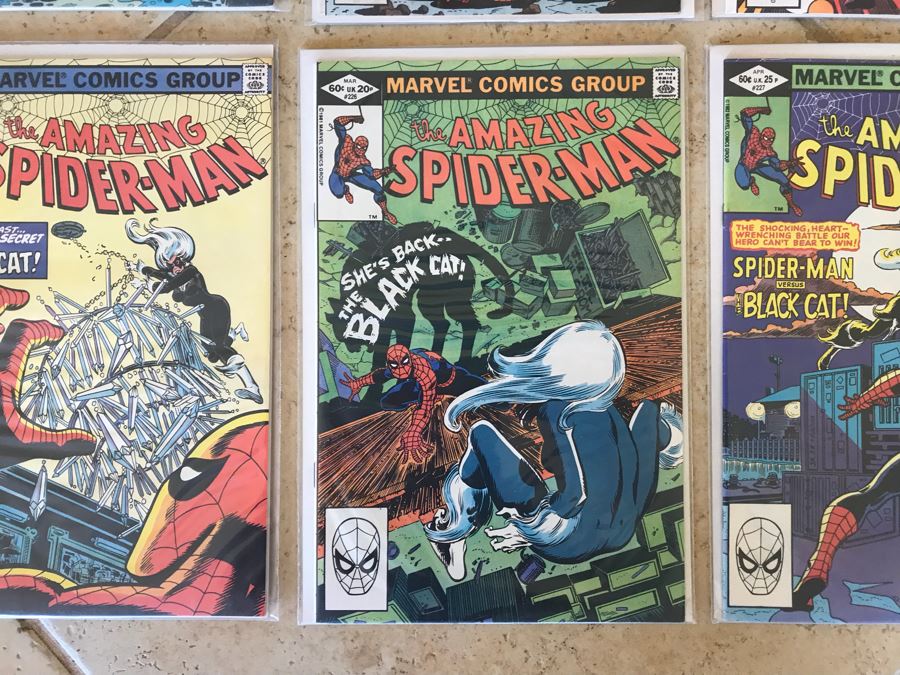 (8) Vintage Marvel The Amazing Spider-Man Comic Books: #151, #195, #203, #204, #205, #226, #227, #245 [Photo 7]