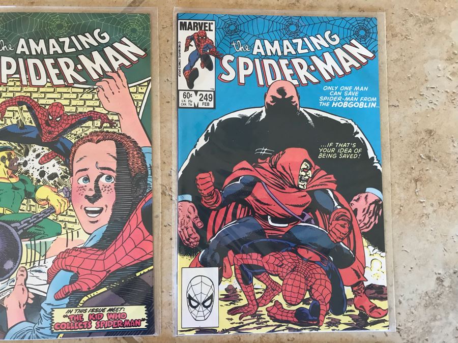 (8) Vintage Marvel The Amazing Spider-Man Comic Books