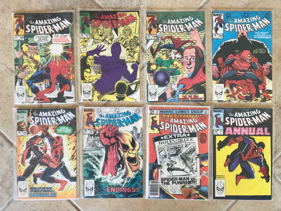 (8) Vintage Marvel The Amazing Spider-Man Comic Books [Photo 1]
