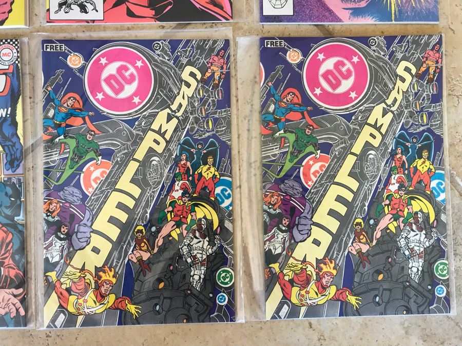 (6) Vintage Comic Books: Marvel Daredevil, The Avengers With David Letterman, DC Sampler [Photo 7]