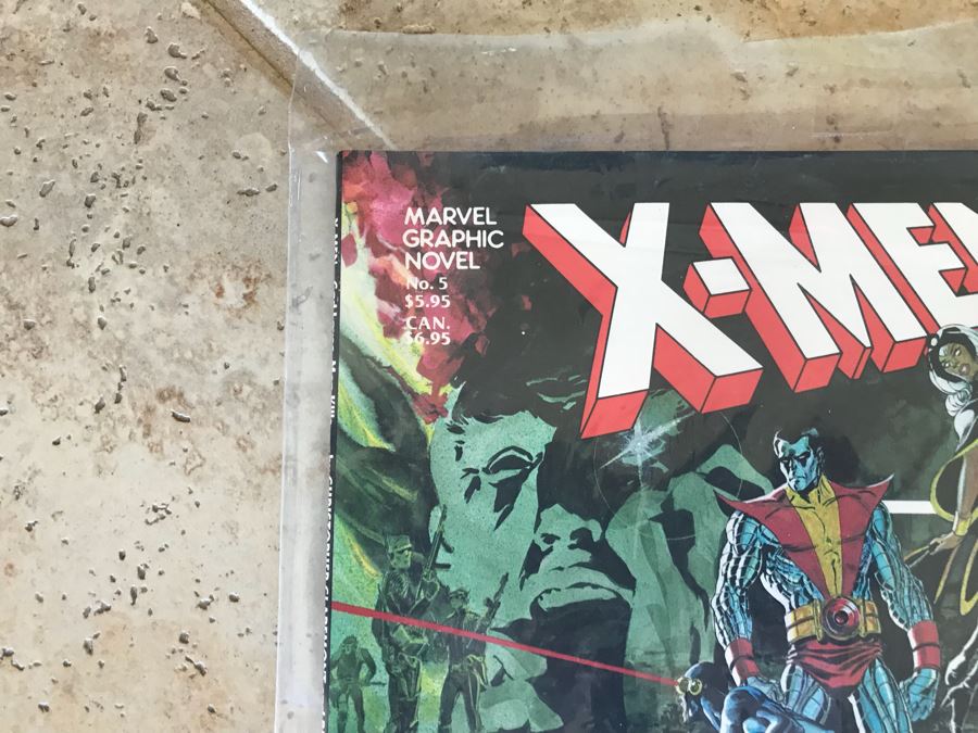 Vintage 1982 Marvel Graphic Novels: No. 1 The Death Of Captain Marvel
