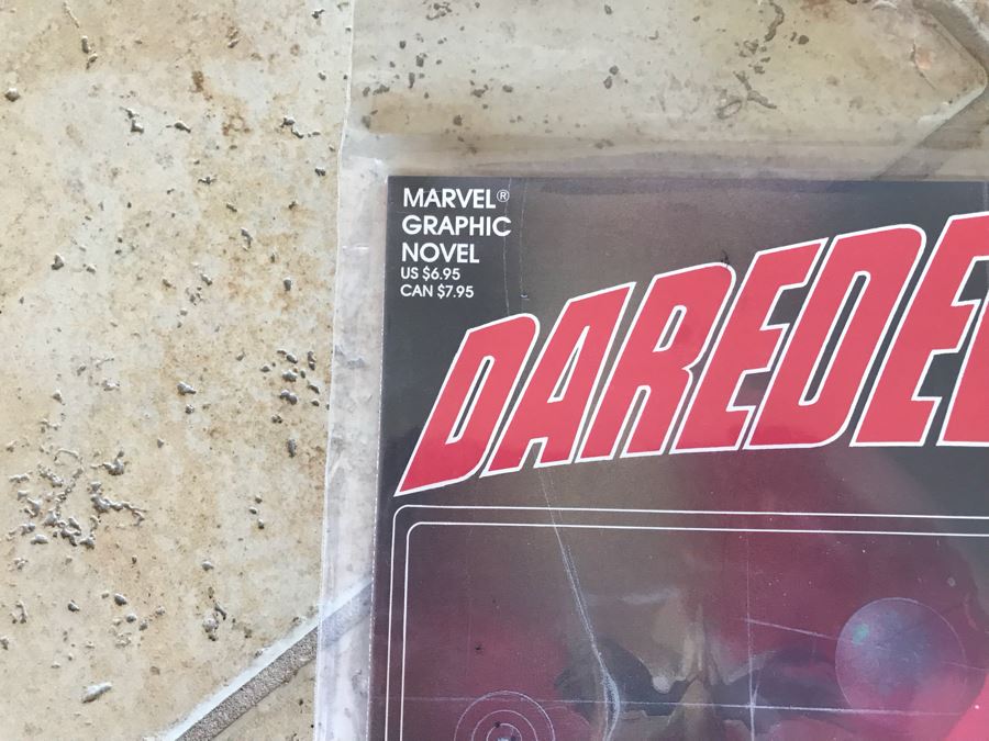Vintage 1980s Marvel Graphic Novels Soft Covers: No. 23 Doctor Strange Chamballa, No. 24 Daredevil, No. 26 Dracula [Photo 3]