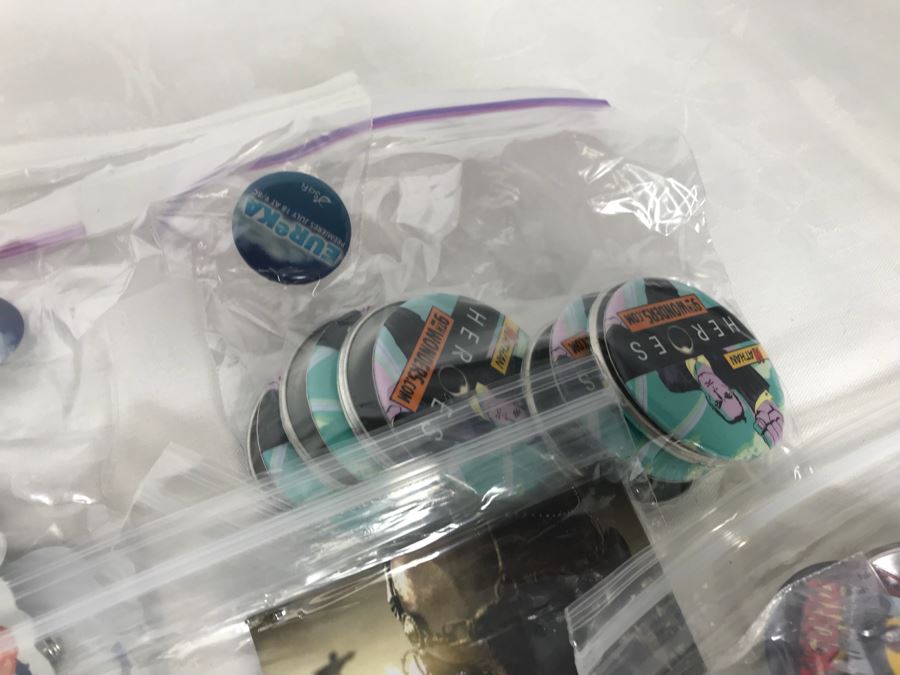 Collection Of Various Vintage Movie, TV Show, Comic Book Promotional Buttons [Photo 19]