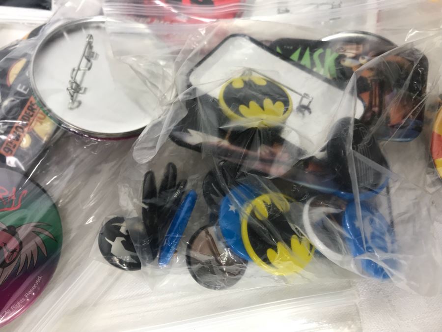 Collection Of Various Vintage Movie, TV Show, Comic Book Promotional Buttons [Photo 21]