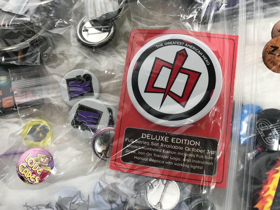 Collection Of Various Vintage Movie, TV Show, Comic Book Promotional Buttons [Photo 4]