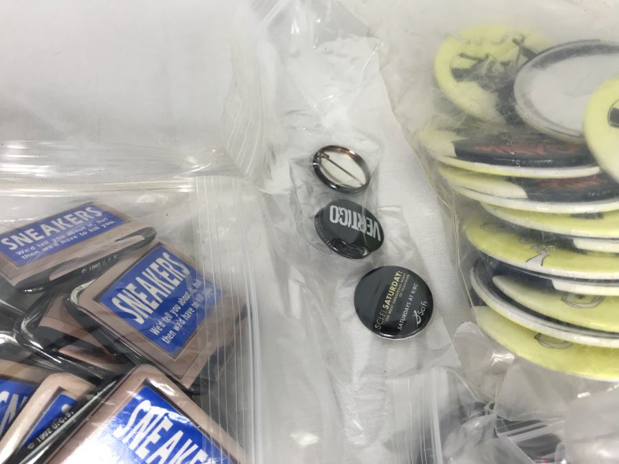 Collection Of Various Vintage Movie, TV Show, Comic Book Promotional Buttons [Photo 22]
