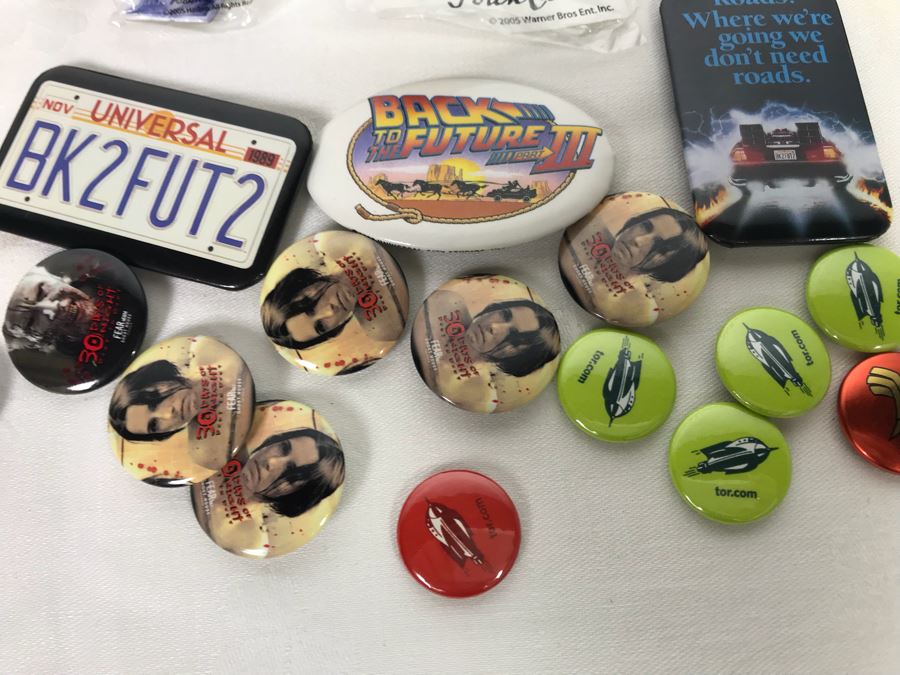 Collection Of Various Vintage Movie, TV Show, Comic Book Promotional Buttons - See All Photos [Photo 8]