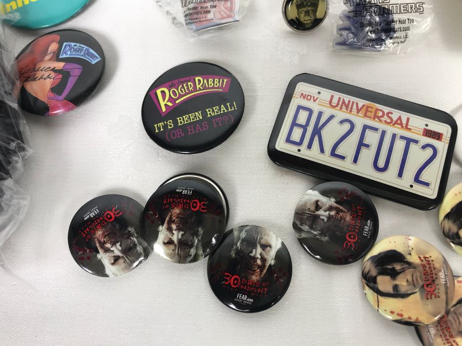 Collection Of Various Vintage Movie, TV Show, Comic Book Promotional Buttons - See All Photos [Photo 7]