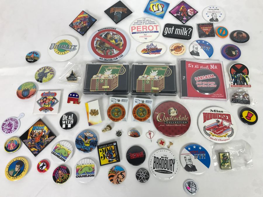Collection Of Various Vintage Buttons - See Photos [Photo 1]