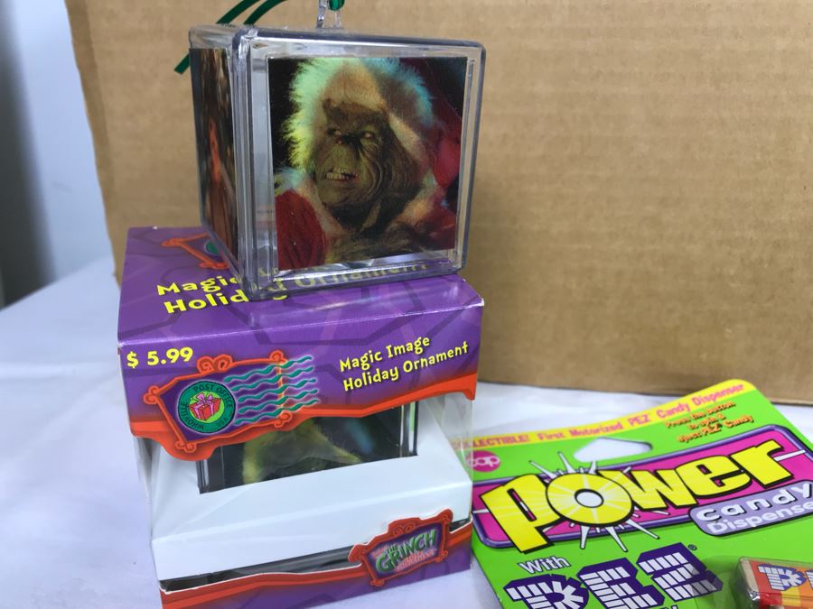 (3) Large Boxes Filled With Various McDonalds And Burger King Happy Meal Toys, Christmas Ornaments, Trading Cards Including Pokemon, PEZ Dispensers - See All Photos [Photo 17]