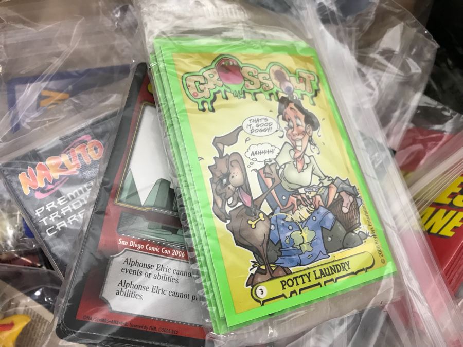 (3) Large Boxes Filled With Various McDonalds And Burger King Happy Meal Toys, Christmas Ornaments, Trading Cards Including Pokemon, PEZ Dispensers - See All Photos [Photo 44]