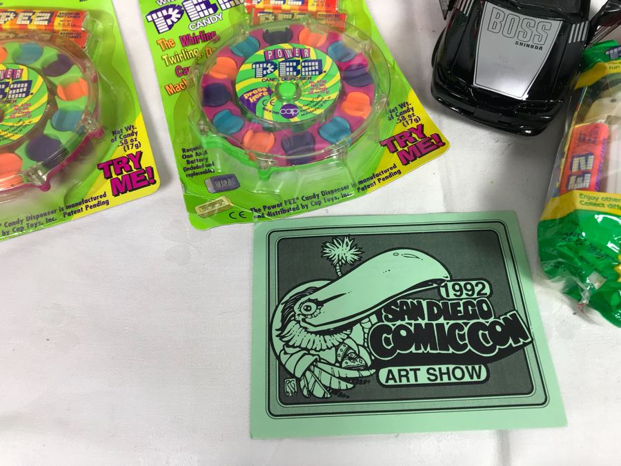 (3) Large Boxes Filled With Various McDonalds And Burger King Happy Meal Toys, Christmas Ornaments, Trading Cards Including Pokemon, PEZ Dispensers - See All Photos [Photo 15]