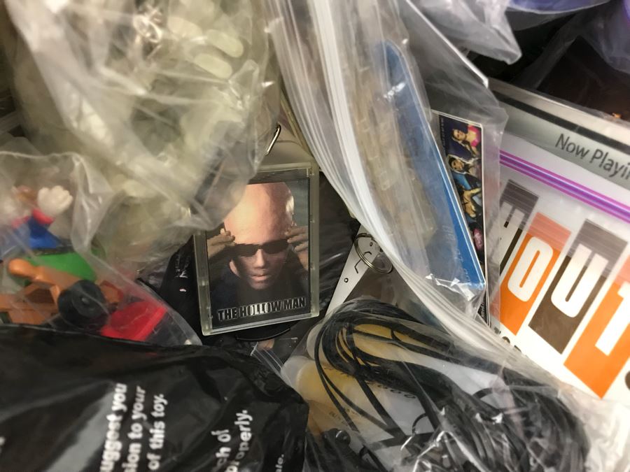 (3) Large Boxes Filled With Various McDonalds And Burger King Happy Meal Toys, Christmas Ornaments, Trading Cards Including Pokemon, PEZ Dispensers - See All Photos [Photo 29]