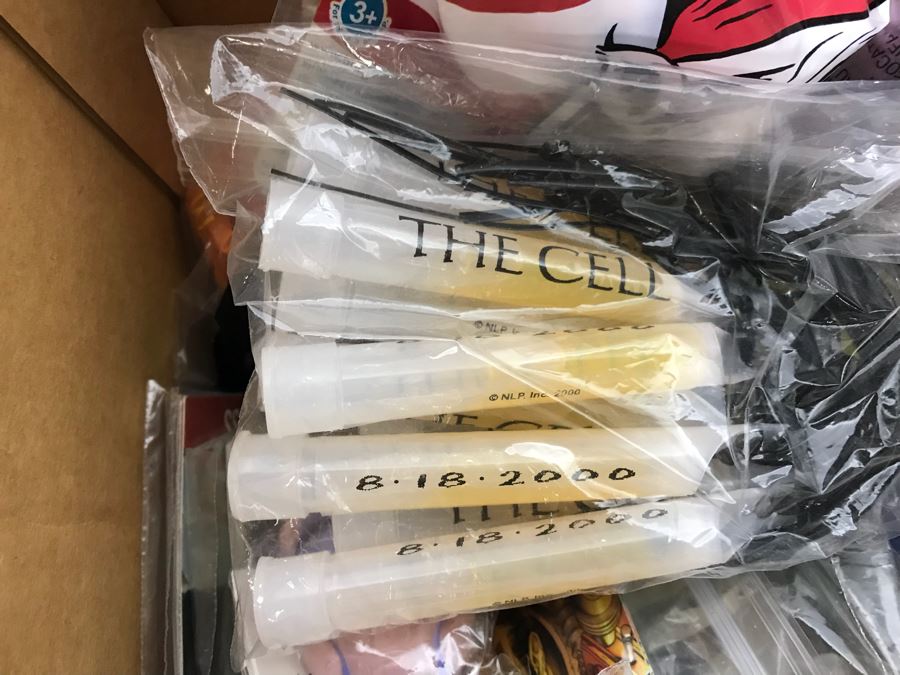 (3) Large Boxes Filled With Various McDonalds And Burger King Happy Meal Toys, Christmas Ornaments, Trading Cards Including Pokemon, PEZ Dispensers - See All Photos [Photo 30]