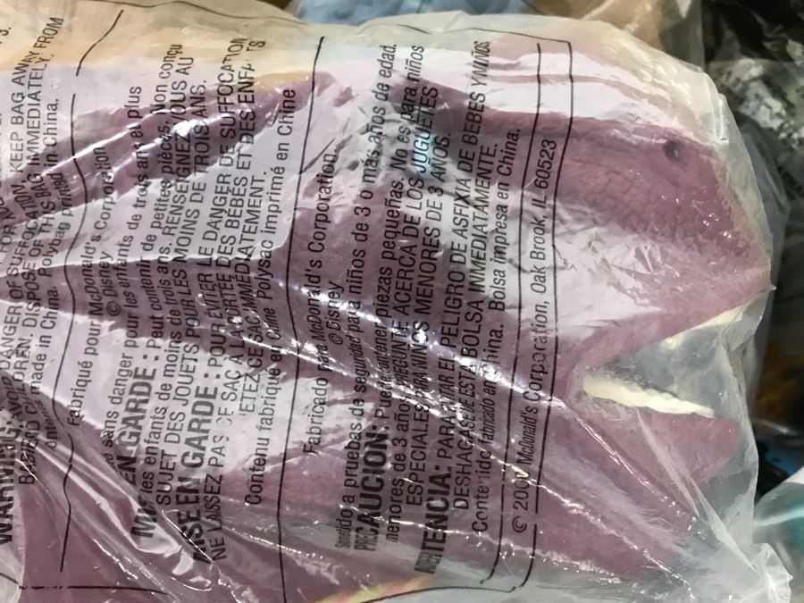 (3) Large Boxes Filled With Various McDonalds And Burger King Happy Meal Toys, Christmas Ornaments, Trading Cards Including Pokemon, PEZ Dispensers - See All Photos [Photo 38]