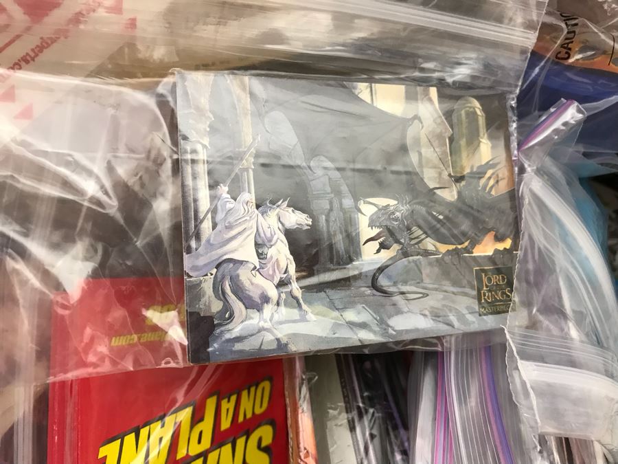 (3) Large Boxes Filled With Various McDonalds And Burger King Happy Meal Toys, Christmas Ornaments, Trading Cards Including Pokemon, PEZ Dispensers - See All Photos [Photo 32]