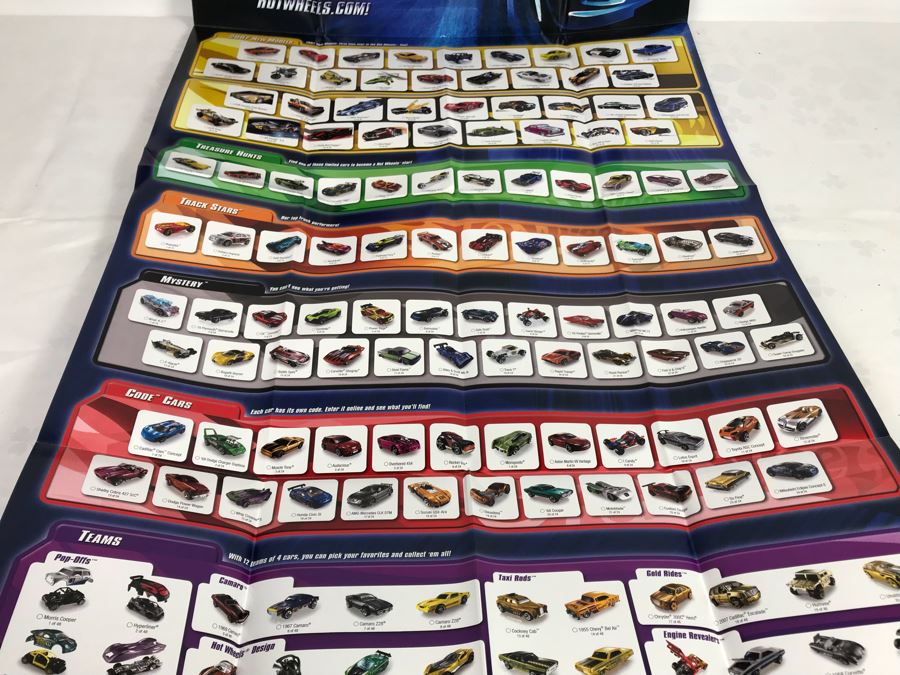 (8) Mattel Hot Wheels Cards With Hot Wheels Poster [Photo 14]