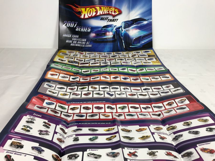 (8) Mattel Hot Wheels Cards With Hot Wheels Poster [Photo 13]