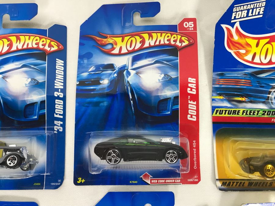 (8) Mattel Hot Wheels Cards With Hot Wheels Poster [Photo 5]
