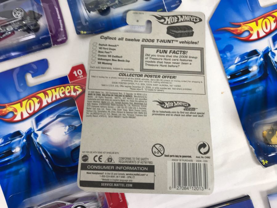 (8) Mattel Hot Wheels Cards With Hot Wheels Poster [Photo 11]