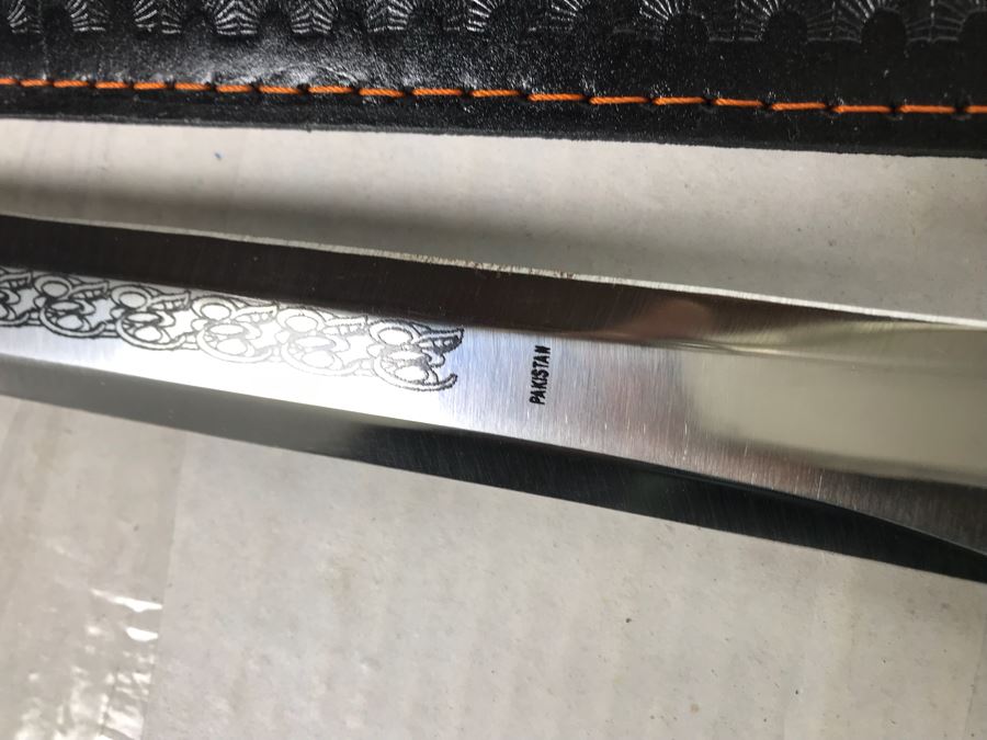 Set Of (3) Large Fantasy Swords New Old Stock 43'L [Photo 17]