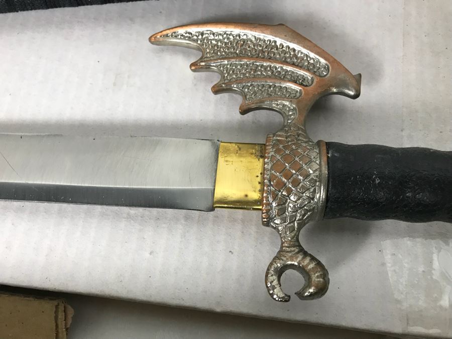 Set Of (3) Large Fantasy Swords New Old Stock 43'L [Photo 10]