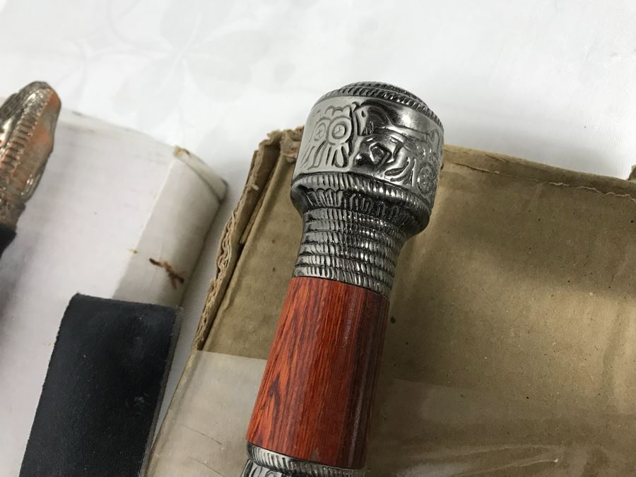 Set Of (3) Large Fantasy Swords New Old Stock 43'L [Photo 5]