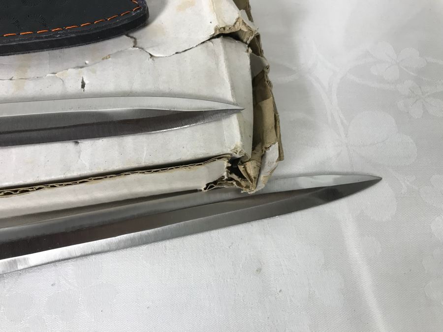 Set Of (3) Large Fantasy Swords New Old Stock (1) King Arthur Excalibur 44'L [Photo 13]