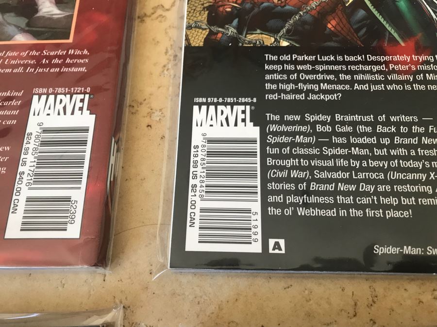 (6) Marvel Comics Trade Paperback Comic Books: Spider-Man, What If? Classic, Secret Wars, House Of M [Photo 7]