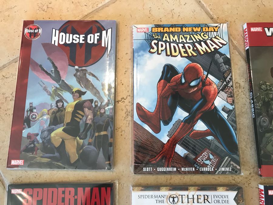 (6) Marvel Comics Trade Paperback Comic Books: Spider-Man, What If ...