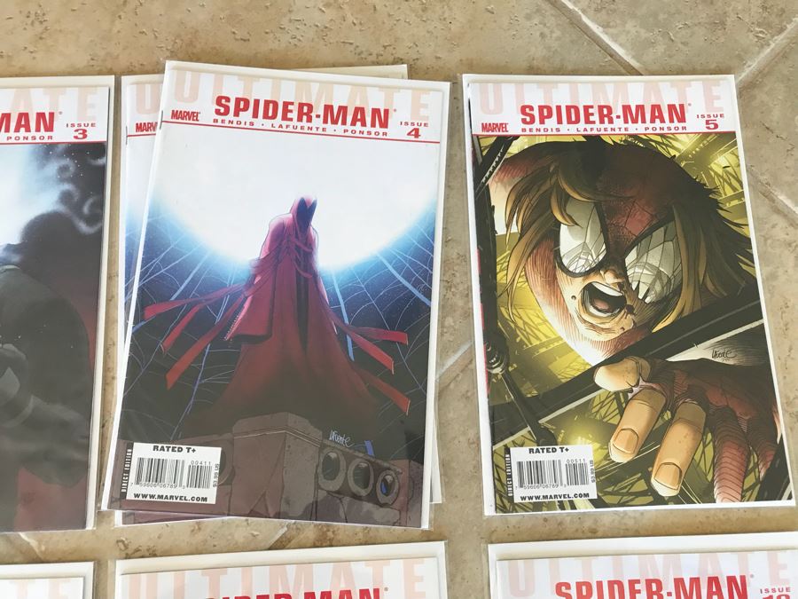 (11) Marvel Ultimate Spider-Man 001-10 Comic Books (2 Copies Of Issue 4) [Photo 4]