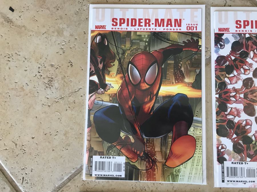 (11) Marvel Ultimate Spider-Man 001-10 Comic Books (2 Copies Of Issue 4) [Photo 2]