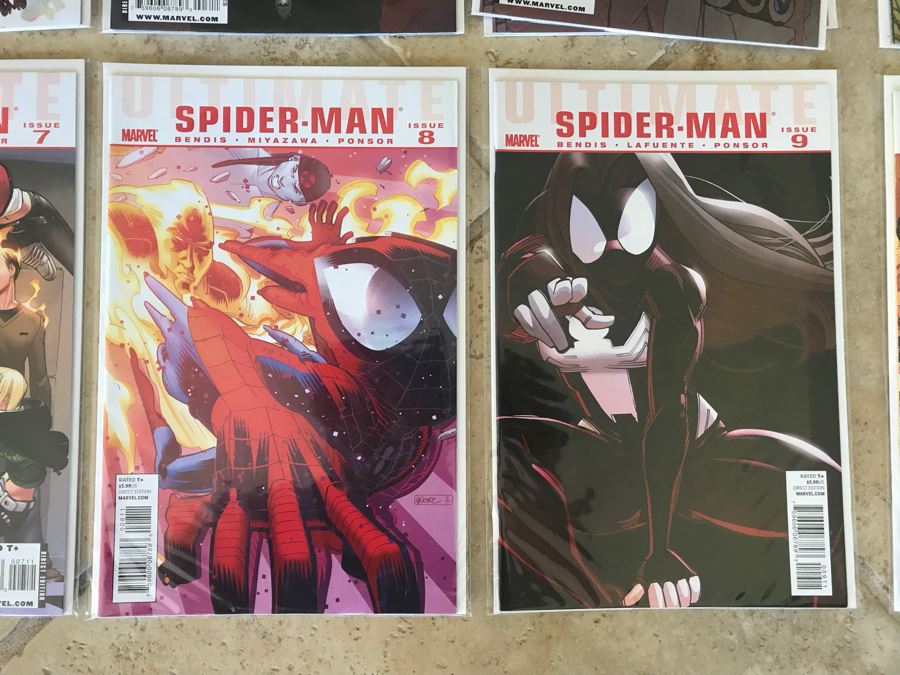 (11) Marvel Ultimate Spider-Man 001-10 Comic Books (2 Copies Of Issue 4) [Photo 6]