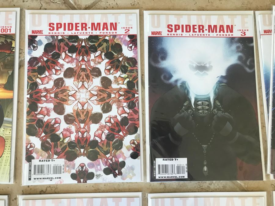 (11) Marvel Ultimate Spider-Man 001-10 Comic Books (2 Copies Of Issue 4) [Photo 3]