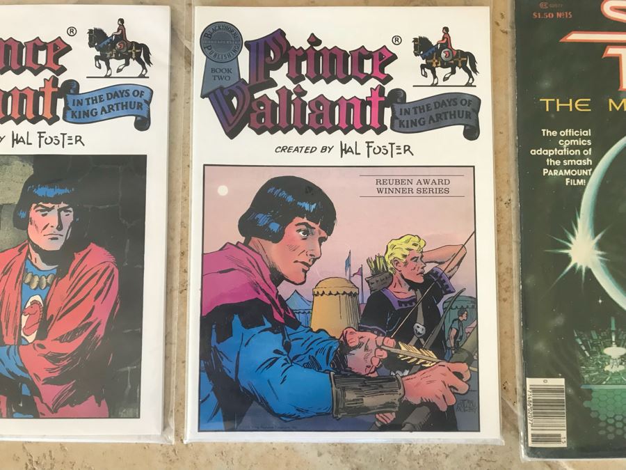 Vintage Star Trek The Motion Picture Marvel Super Special Magazine And Prince Valiant In The Days Of King Arthur Books One And Two [Photo 3]