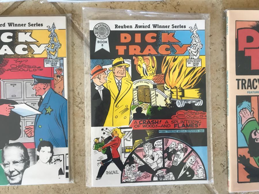 (9) Vintage Dick Tracy Trade Paperback Comic Books [Photo 9]