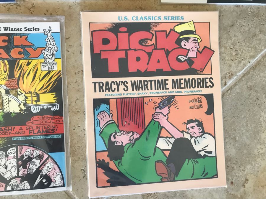 (9) Vintage Dick Tracy Trade Paperback Comic Books [Photo 10]