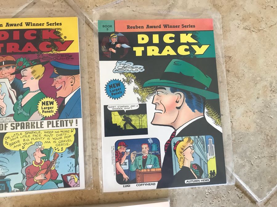 (9) Vintage Dick Tracy Trade Paperback Comic Books [Photo 6]
