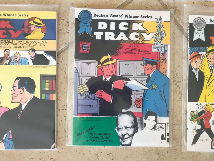 (9) Vintage Dick Tracy Trade Paperback Comic Books [Photo 8]