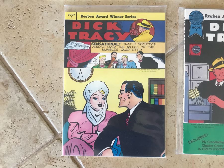 (9) Vintage Dick Tracy Trade Paperback Comic Books [Photo 7]
