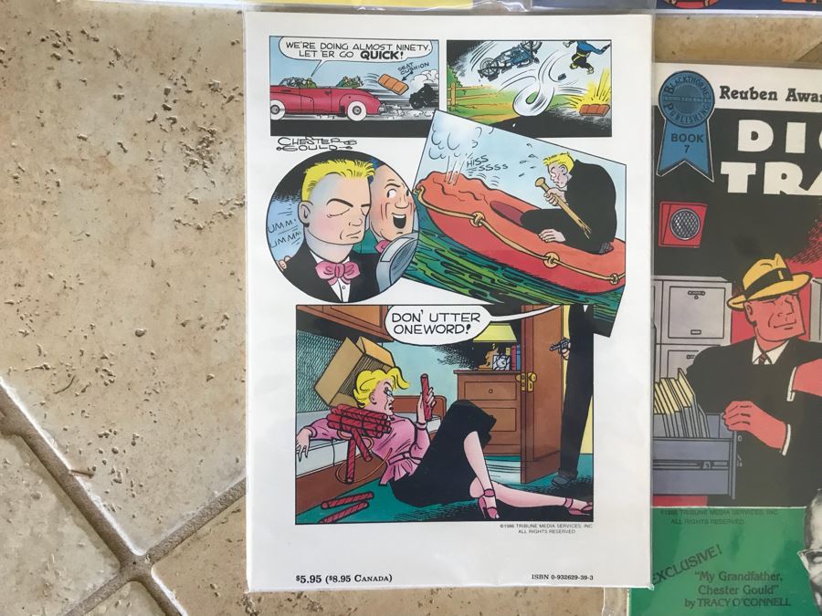 (9) Vintage Dick Tracy Trade Paperback Comic Books [Photo 11]