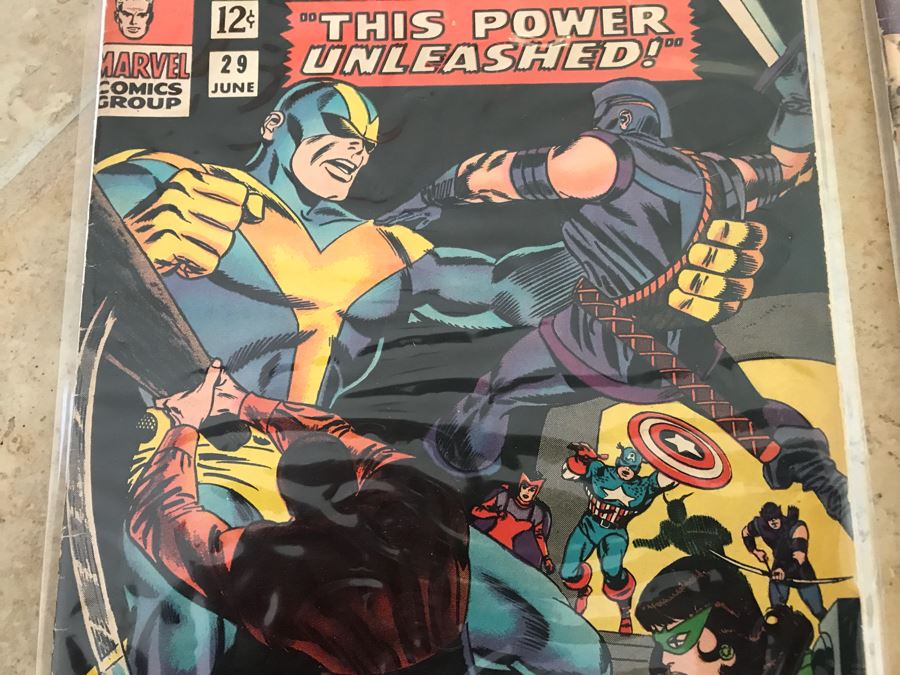 Vintage 1966 Marvel Comics Group The Avengers Comic Books Issue 28 And 29 [Photo 4]