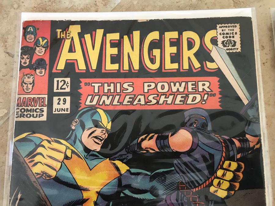 Vintage 1966 Marvel Comics Group The Avengers Comic Books Issue 28 And 29 [Photo 3]