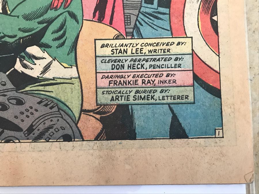 Vintage 1966 Marvel Comics Group The Avengers Comic Books Issue 28 And 29 [Photo 22]