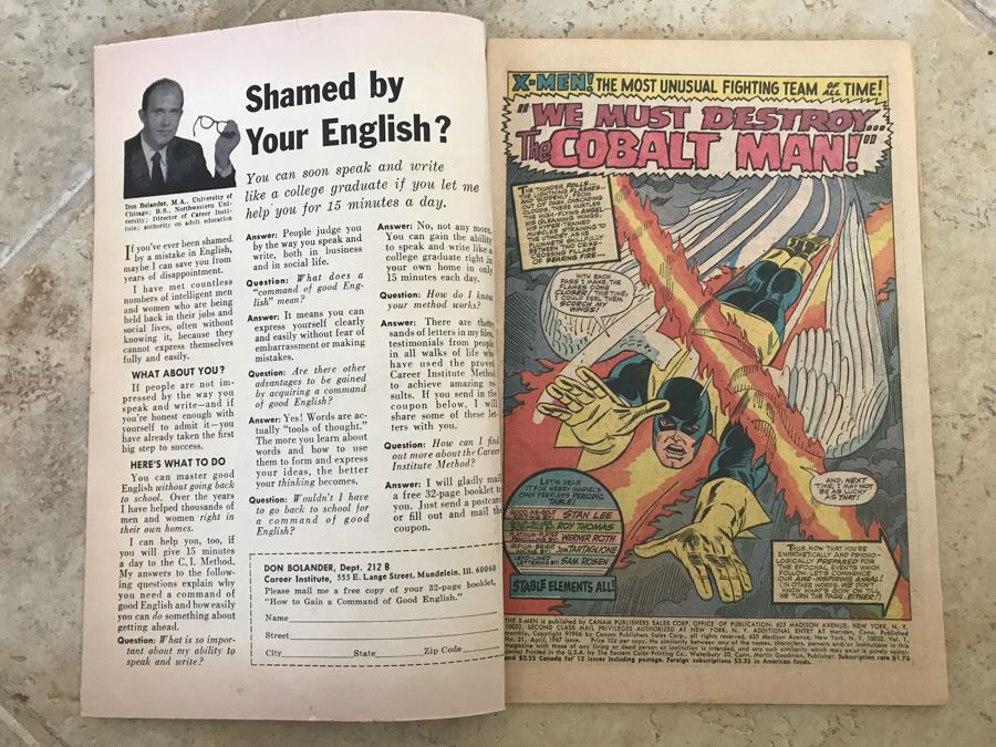 Vintage 1967 Marvel Comics Group The X-Men Issue 31 [Photo 6]