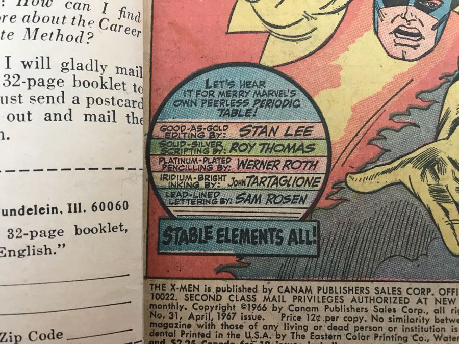 Vintage 1967 Marvel Comics Group The X-Men Issue 31 [Photo 9]