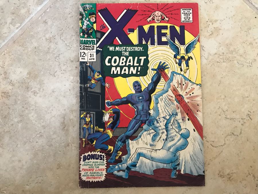 Vintage 1967 Marvel Comics Group The X-Men Issue 31
