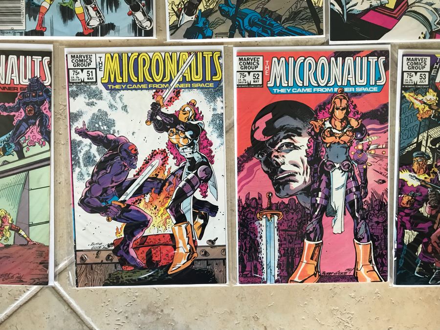 (47) Marvel Micronauts Comic Books Includes Issue 1 And Annual Issue 1 - See Photos [Photo 19]