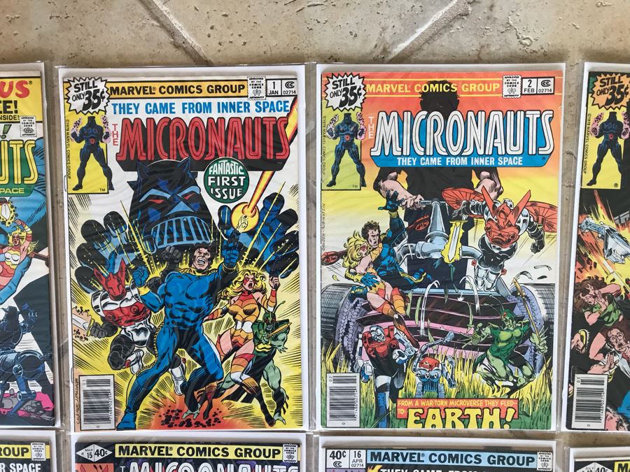 (47) Marvel Micronauts Comic Books Includes Issue 1 And Annual Issue 1 - See Photos [Photo 3]