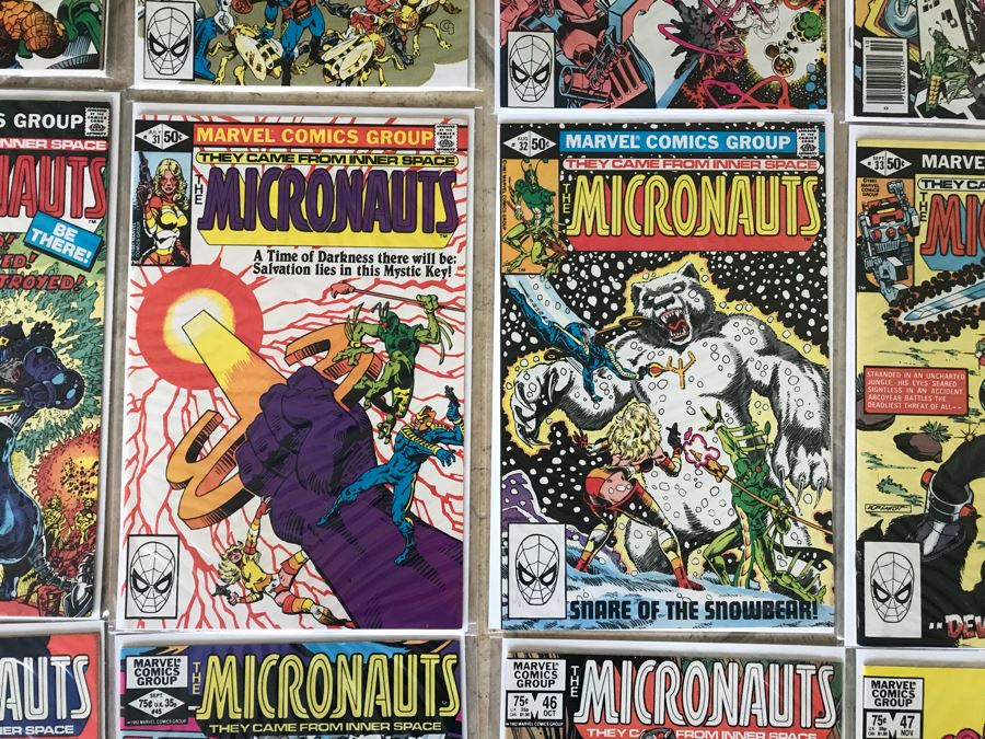 (47) Marvel Micronauts Comic Books Includes Issue 1 And Annual Issue 1 - See Photos [Photo 12]